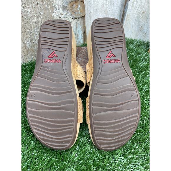 Vionic Pacific Rio Cork Platform Sandals Women's 10 - Picture 9 of 9